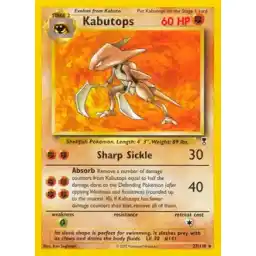 Legendary Collection - 027/110 - Kabutops - Rare