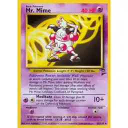 Base Set 2 - 027/130 - Mr. Mime - Rare (Lightly Played)