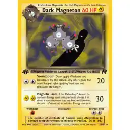 Team Rocket - 28/82 - Dark Magneton - 1st Edition - Rare