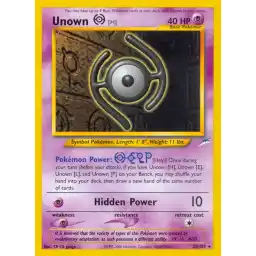 Neo Destiny - 028/105 - Unown H - Rare