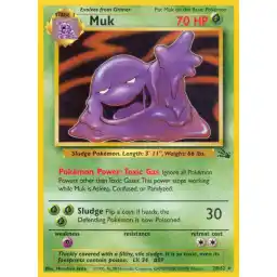 Fossil - 28/62 - Muk - Rare (Lightly Played)