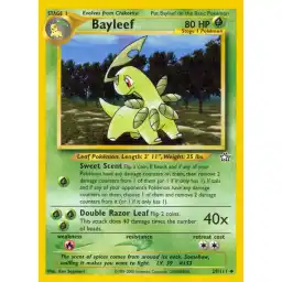 Neo Genesis - 029/111 - Bayleef lv 39 (Near Mint -)