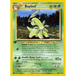 Neo Genesis - 029/111 - Bayleef lv 39 - 1st Edition