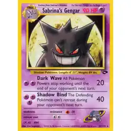 Gym Challenge - 029/132 - Sabrina's Gengar - Rare