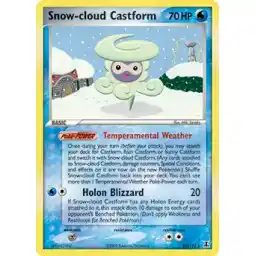 EX Delta Species - 29/113 - Snow-cloud Castform - Rare
