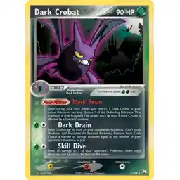 EX Team Rocket Returns - 003/109 - Dark Crobat - Holo Rare (Moderately Played)