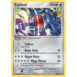 EX Emerald - 3/106 - Exploud - Holo Rare (Near Mint -)