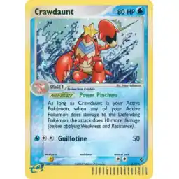 EX Dragon - 3/97 - Crawdaunt - Holo Rare (Moderately Played)
