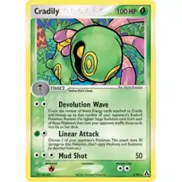 EX Legend Maker - 3/92 - Cradily - Holo Rare