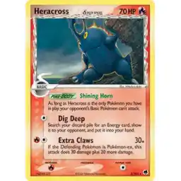 EX: Dragon Frontiers - 003/101 - Heracross (delta species) - Holo (Lightly Played)