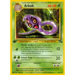 Fossil - 31/62 - Arbok - 1st Edition
