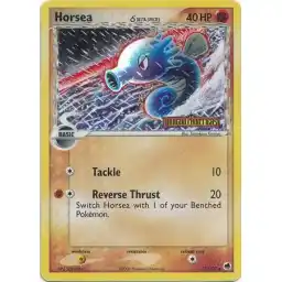 EX: Dragon Frontiers - 031/101 - Horsea (delta species) - Reverse Holo