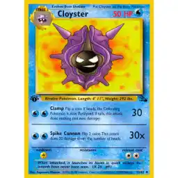 Fossil - 32/62 - Cloyster - 1st Edition