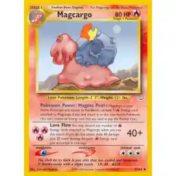 Neo Revelation - 33/64 - Magcargo (Near Mint -)