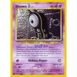 Neo Discovery - 33/75 - Unown A - Rare (Lightly Played)