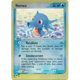 EX Dragon - 33/97 - Horsea - Reverse Holo (Lightly Played)