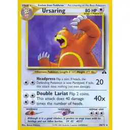 Neo Discovery - 34/75 - Ursaring - Rare