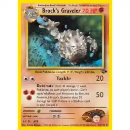 Gym Challenge - 034/132 - Brock's Graveler