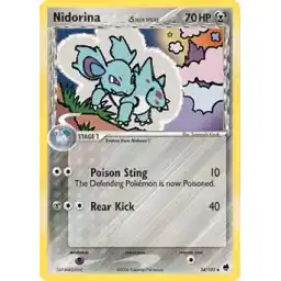 EX: Dragon Frontiers - 034/101 - Nidorina (delta species)