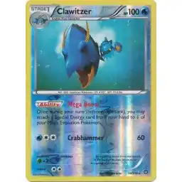 Steam Siege - 034/114 - Clawitzer - Reverse Holo