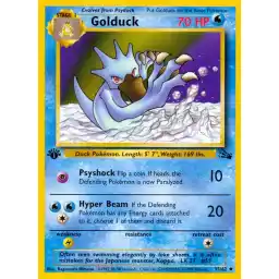 Fossil - 35/62 - Golduck - 1st Edition