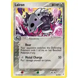 EX Crystal Guardians - 036/100 - Lairon (Moderately Played)