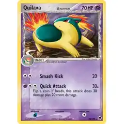 EX: Dragon Frontiers - 036/101 - Quilava (delta species)