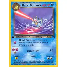 Team Rocket - 37/82 - Dark Golduck - 1st Edition (Lightly Played)