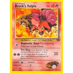 Gym Challenge - 037/132 - Brock's Vulpix (Near Mint -)
