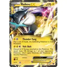 Dark Explorers - 038/108 - Raikou EX (Lightly Played)