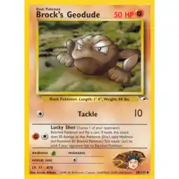 Gym Heroes - 038/132 - Brock's Geodude (lv 17)