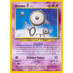 Neo Revelation - 39/64 - Unown B (Lightly Played)