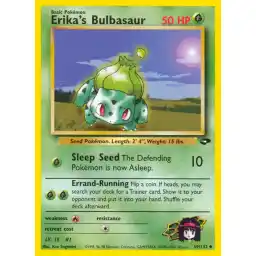 Gym Challenge - 039/132 - Erika's Bulbasaur (Lightly Played)