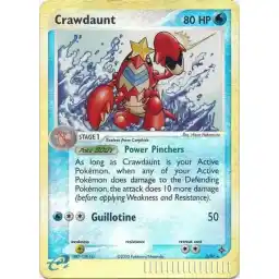 EX Dragon - 3/97 - Crawdaunt - Reverse Holo (Lightly Played)