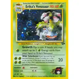 Gym Challenge - 004/132 - Erika's Venusaur - Holo (Lightly Played)