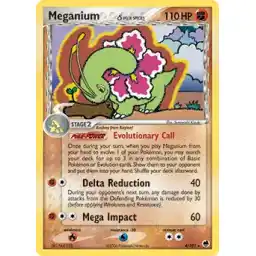 EX: Dragon Frontiers - 004/101 - Meganium - Holo (Near Mint -)