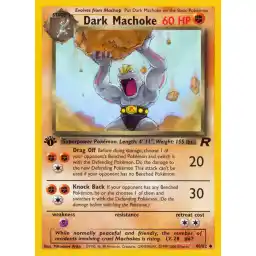 Team Rocket - 40/82 - Dark Machoke - 1st Edition