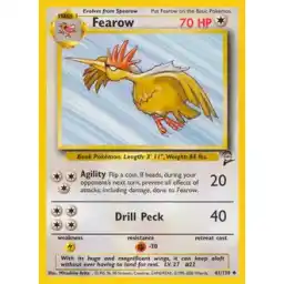 Base Set 2 - 041/130 - Fearow (Heavily Played)