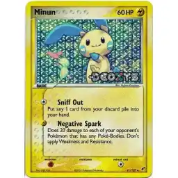 EX Deoxys - 041/107 - Minun - Reverse Holo (Stamp)