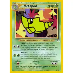 Neo Discovery - 42/75 - Metapod (Lightly Played)