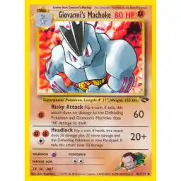 Gym Challenge - 042/132 - Giovanni's Machoke