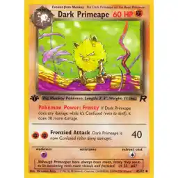 Team Rocket - 43/82 - Dark Primeape - 1st Edition