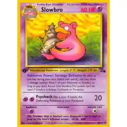 Fossil - 43/62 - Slowbro - 1st Edition