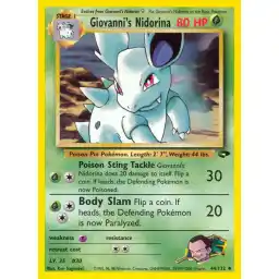 Gym Challenge - 044/132 - Giovanni's Nidorina