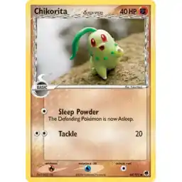 EX: Dragon Frontiers - 044/101 - Chikorita (delta species)