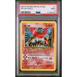 [Auksjon] PSA 9 Mint - 2001 Pokemon Neo Revelation Ho-oh Holo #7