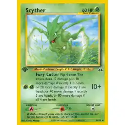 Neo Discovery - 46/75 - Scyther - 1st Edition (Lightly Played)