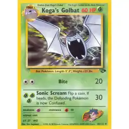 Gym Challenge - 046/132 - Koga's Golbat