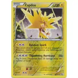 Legendary Treasures - 046/113 - Zapdos - Reverse Holo (Moderately Played)