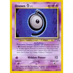 Neo Discovery - 47/75 - Unown D